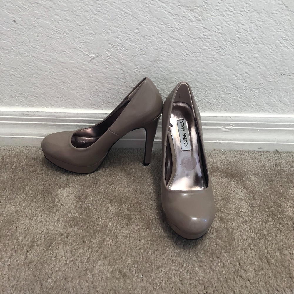Nude Steve Madden Heels